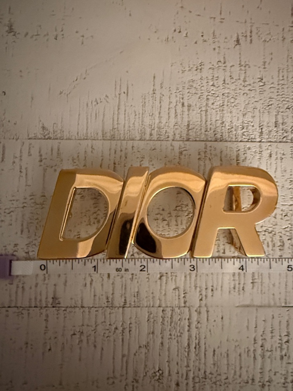 Dior Gold Logo Belt Buckle - Picture 6 of 6